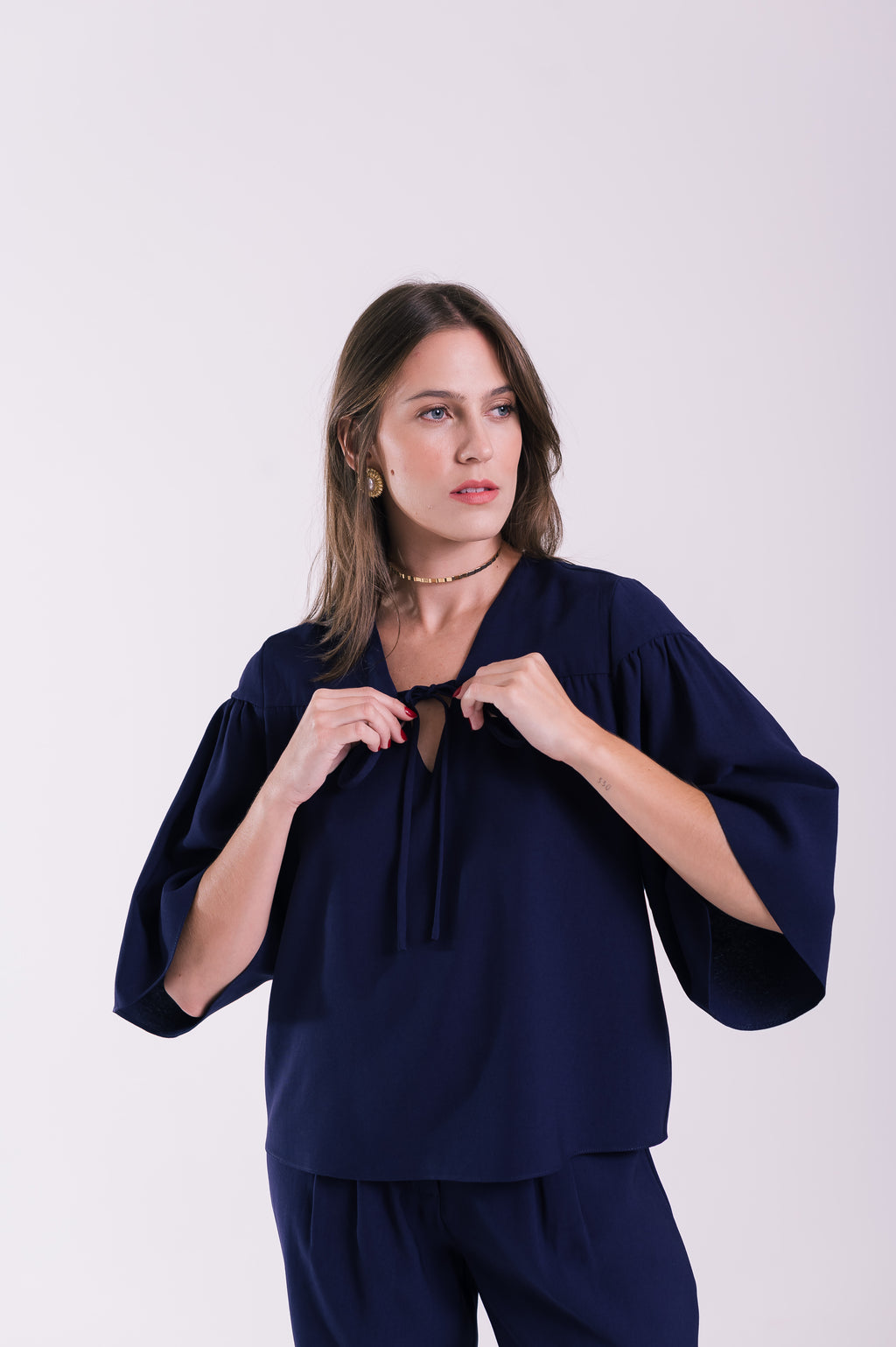 Camisa Vic Azul Marinho