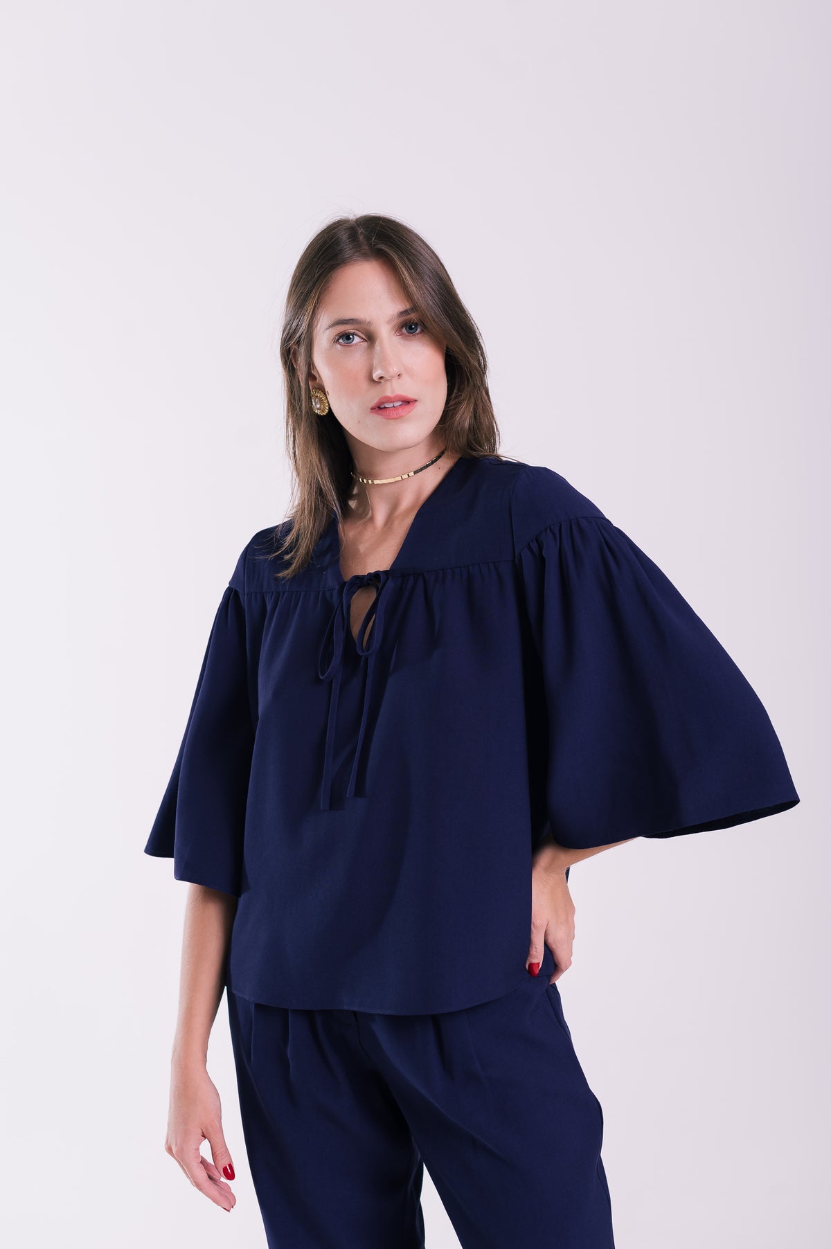 Camisa Vic Azul Marinho
