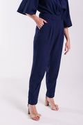 Calça Cenoura Cleo Azul Marinho