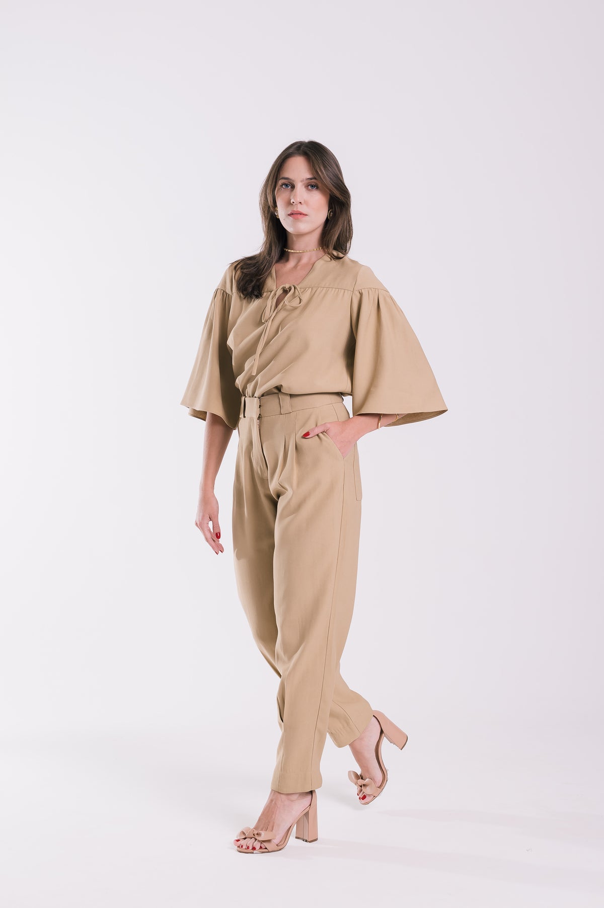 Camisa Vic Camel