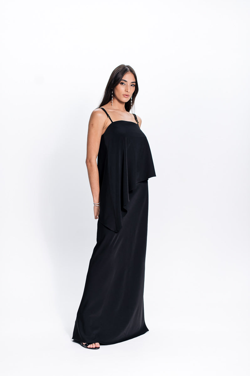 Blusa Assimétrica Rogéria Preta Ällie