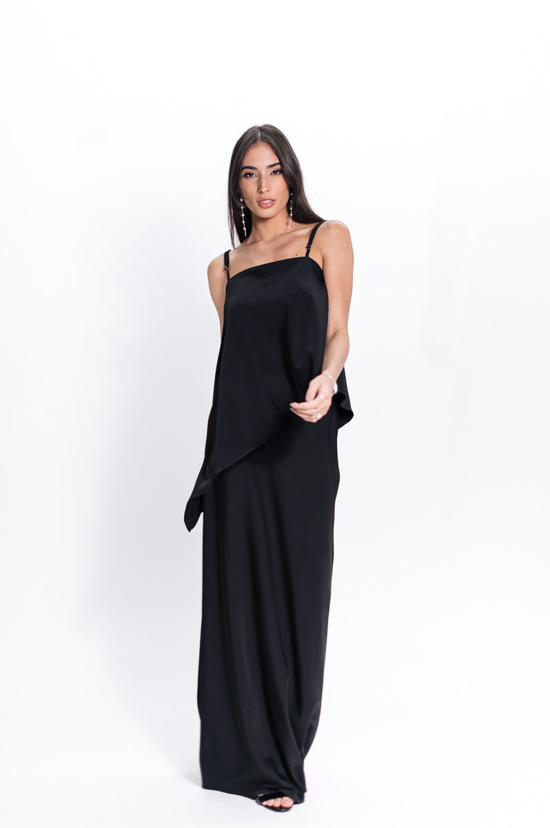 Blusa Assimétrica Rogéria Preta Ällie