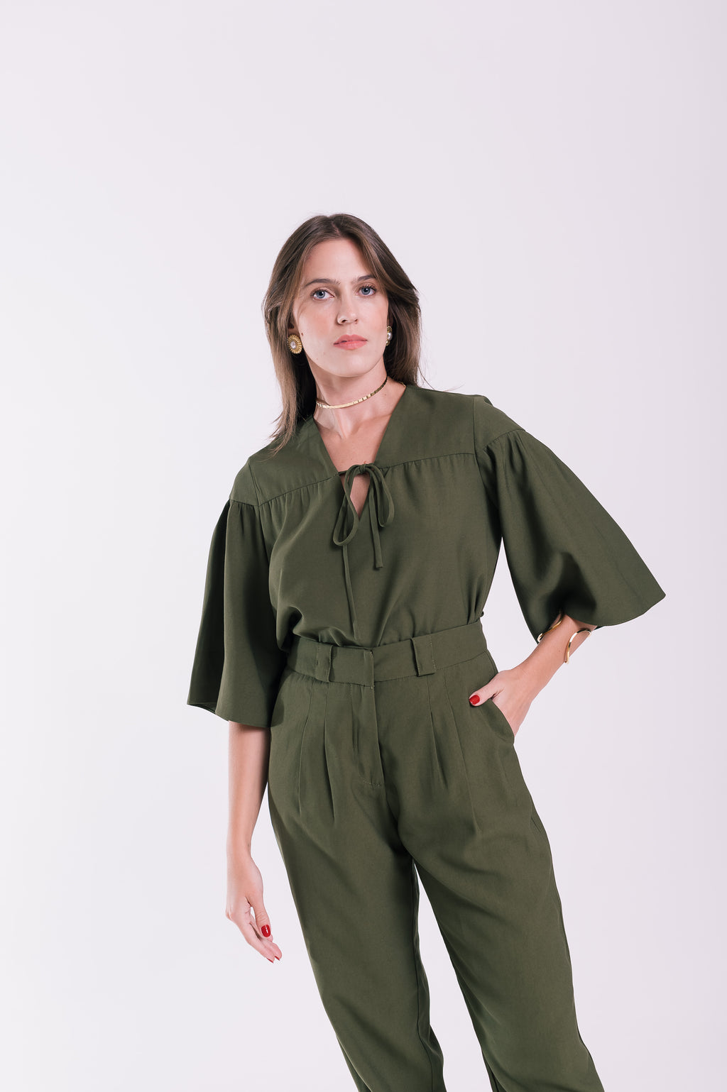 Calça Cenoura Cleo Verde