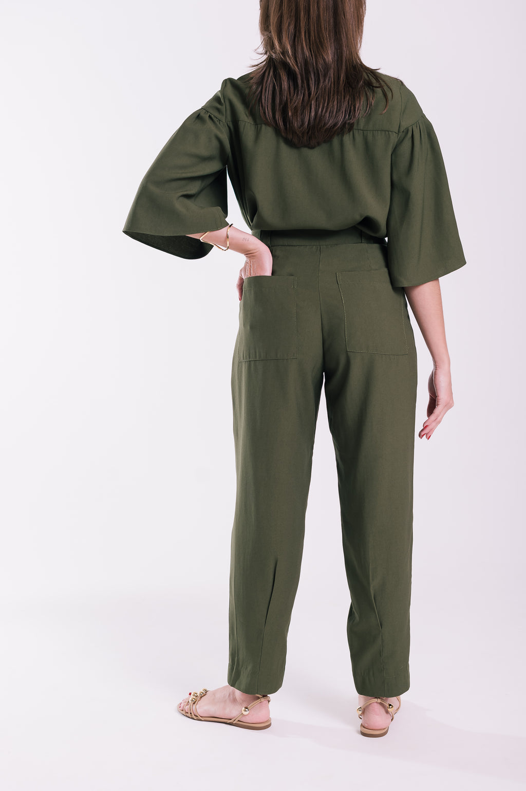 Calça Cenoura Cleo Verde