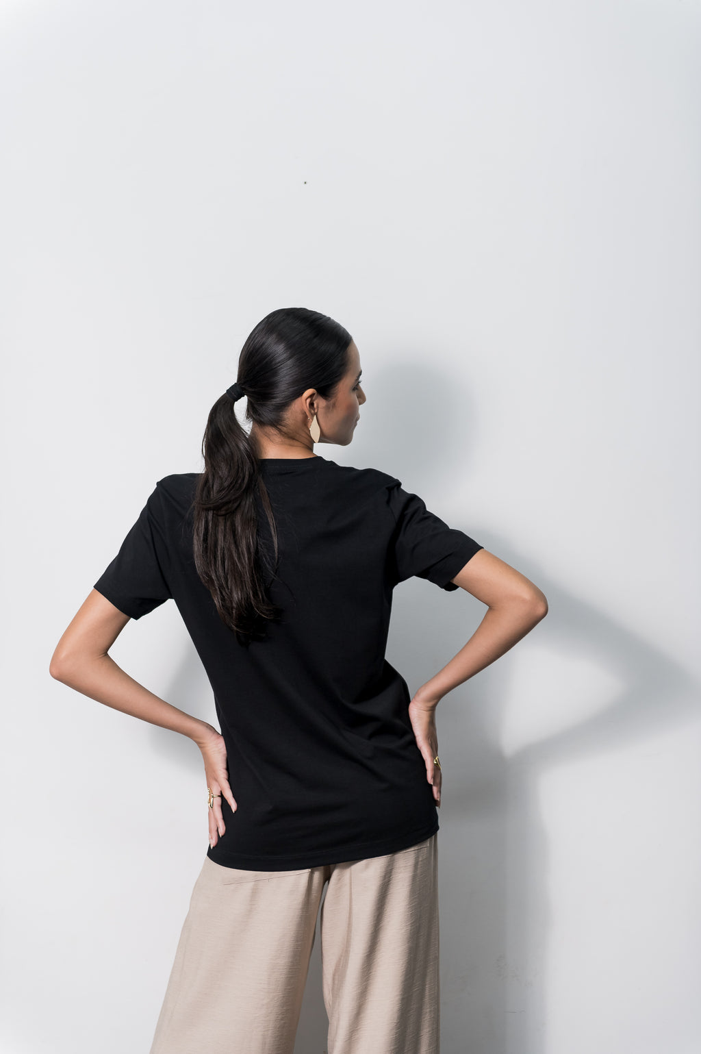 T-Shirt Unissex Algodão Egípcio Preta