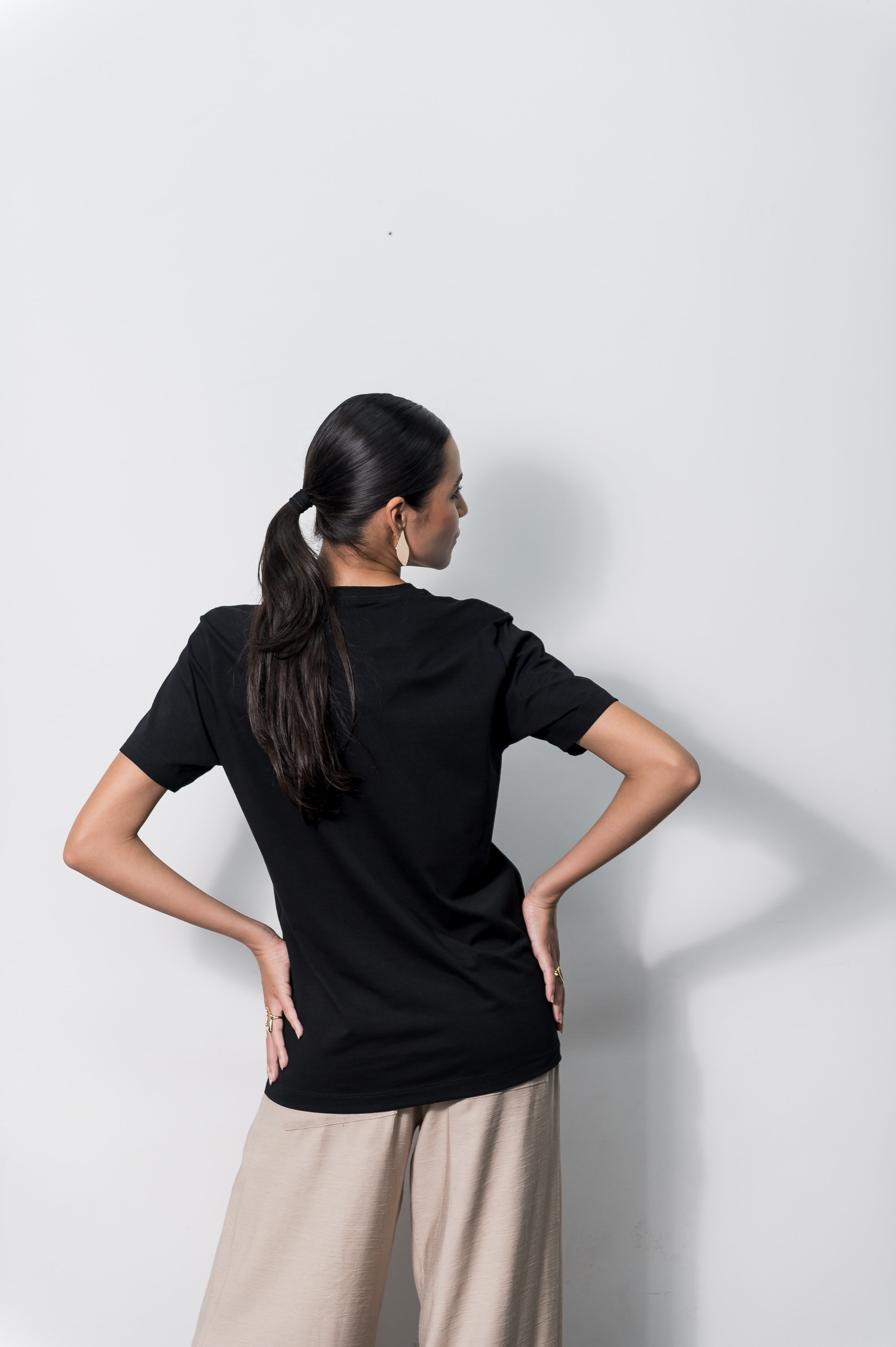 T-Shirt Unissex Algodão Egípcio Preta