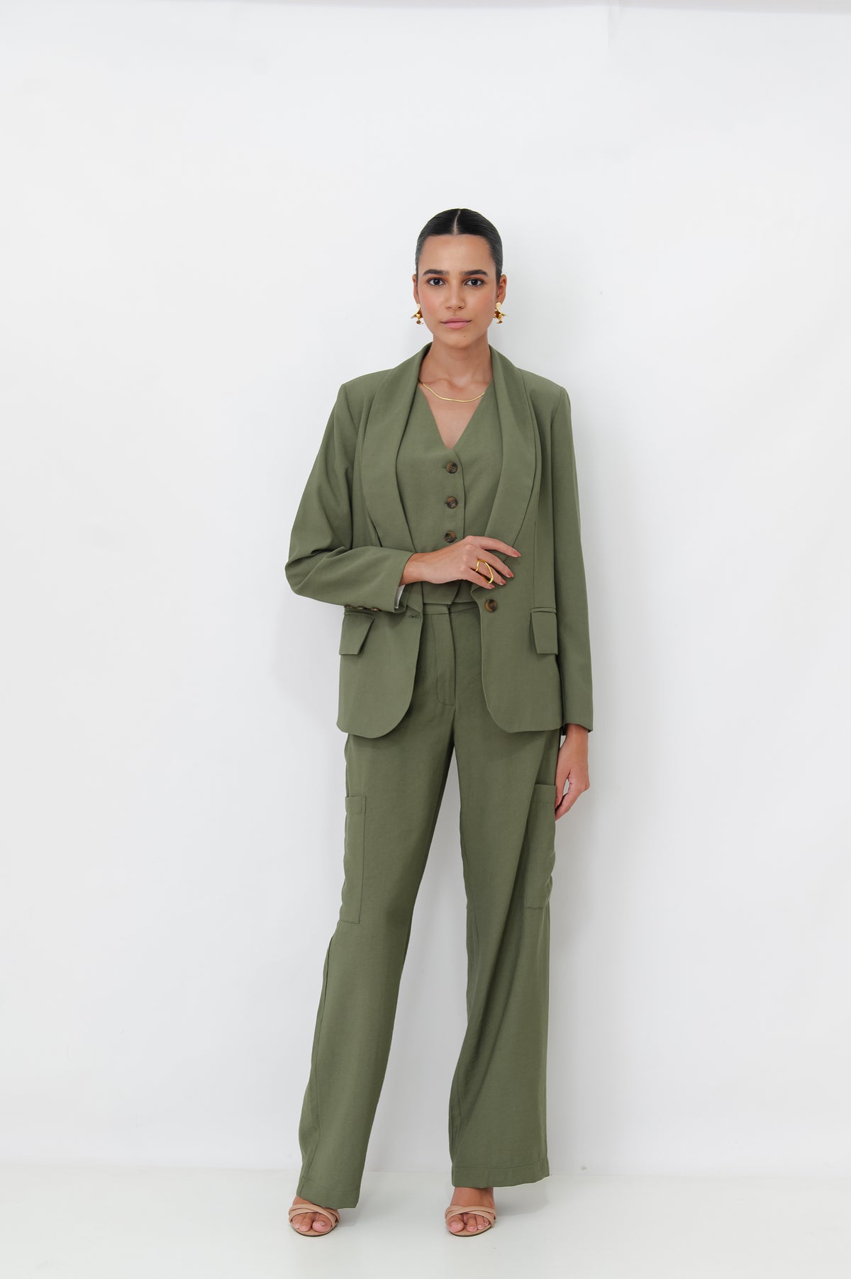 Blazer Alexia Verde Oliva