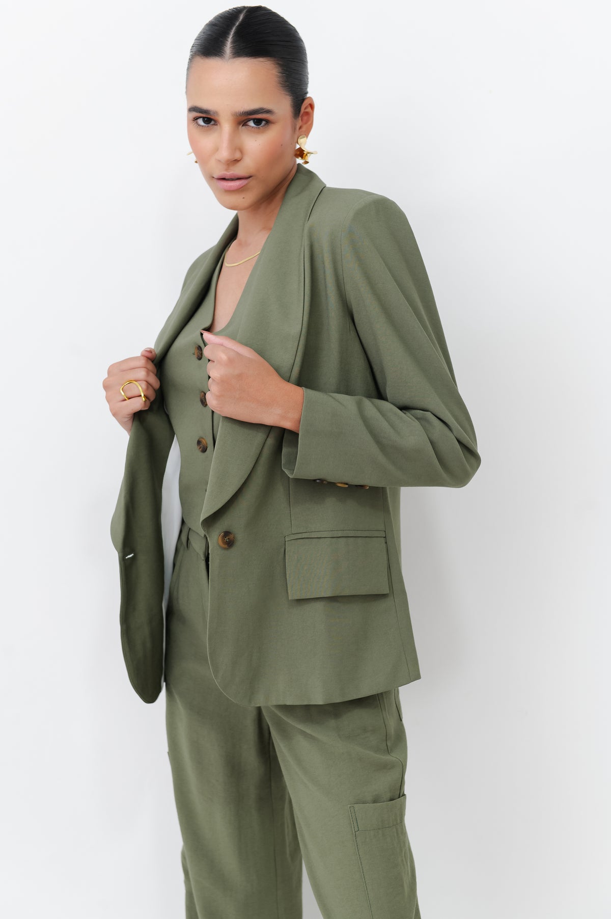 Blazer Alexia Verde Oliva