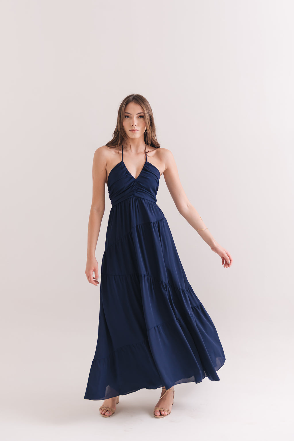 Vestido Lisandra Azul Marinho
