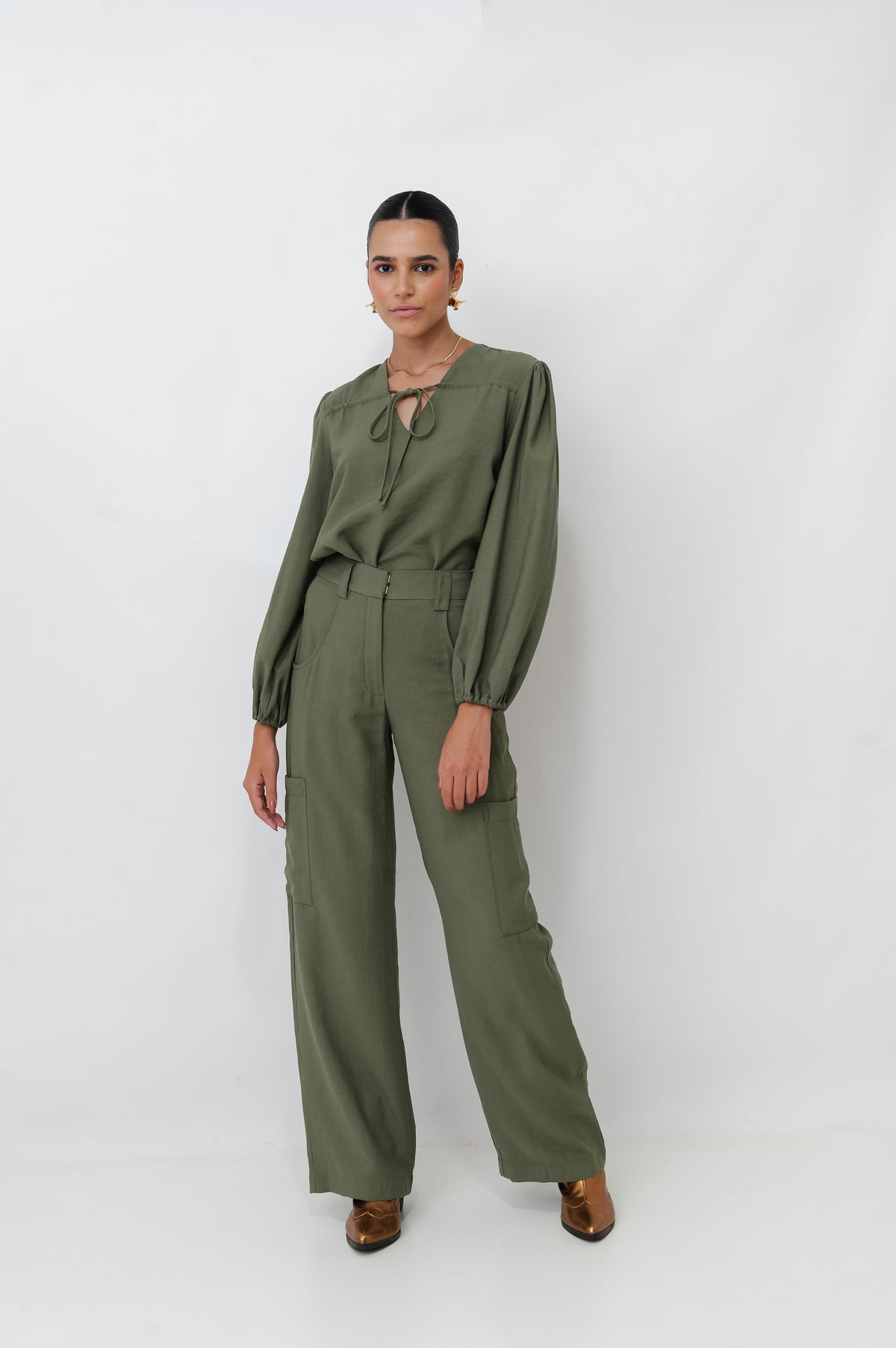 Camisa Beta Verde Oliva