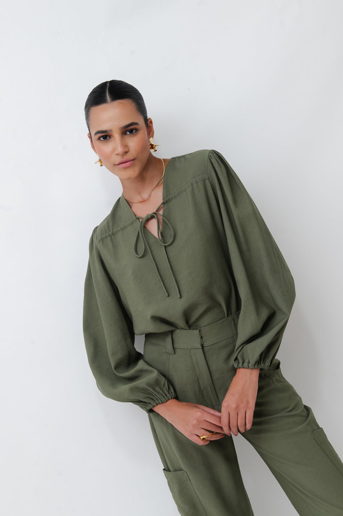 Camisa Beta Verde Oliva