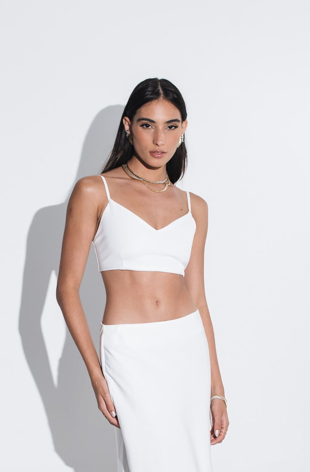 Top Alcinha Alfaiataria Antônia Off White Ällie