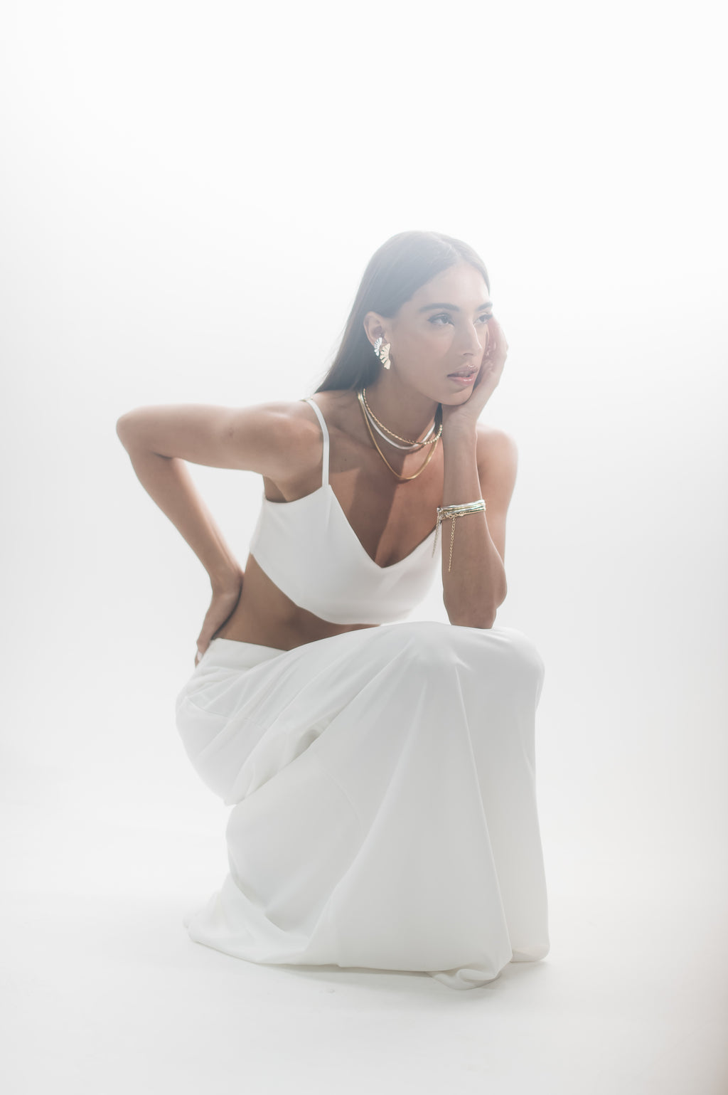 Top Alcinha Alfaiataria Antônia Off White Ällie