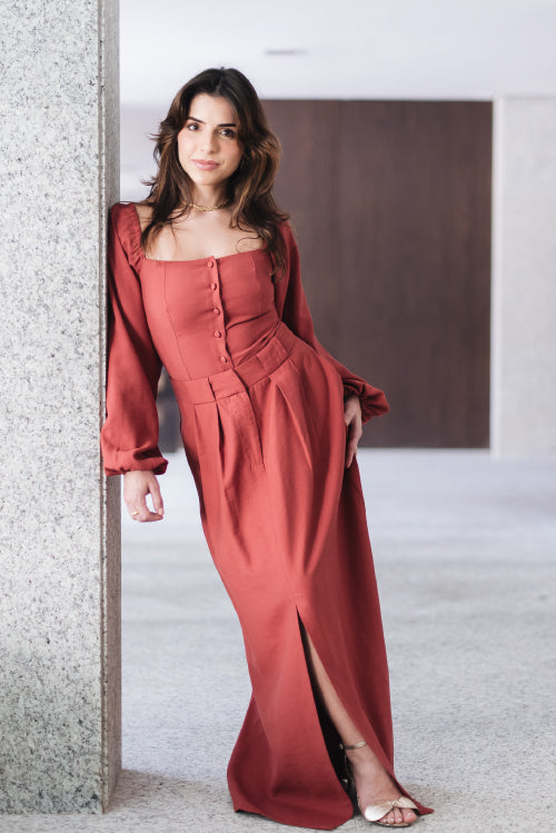Blusa Celina Goiaba