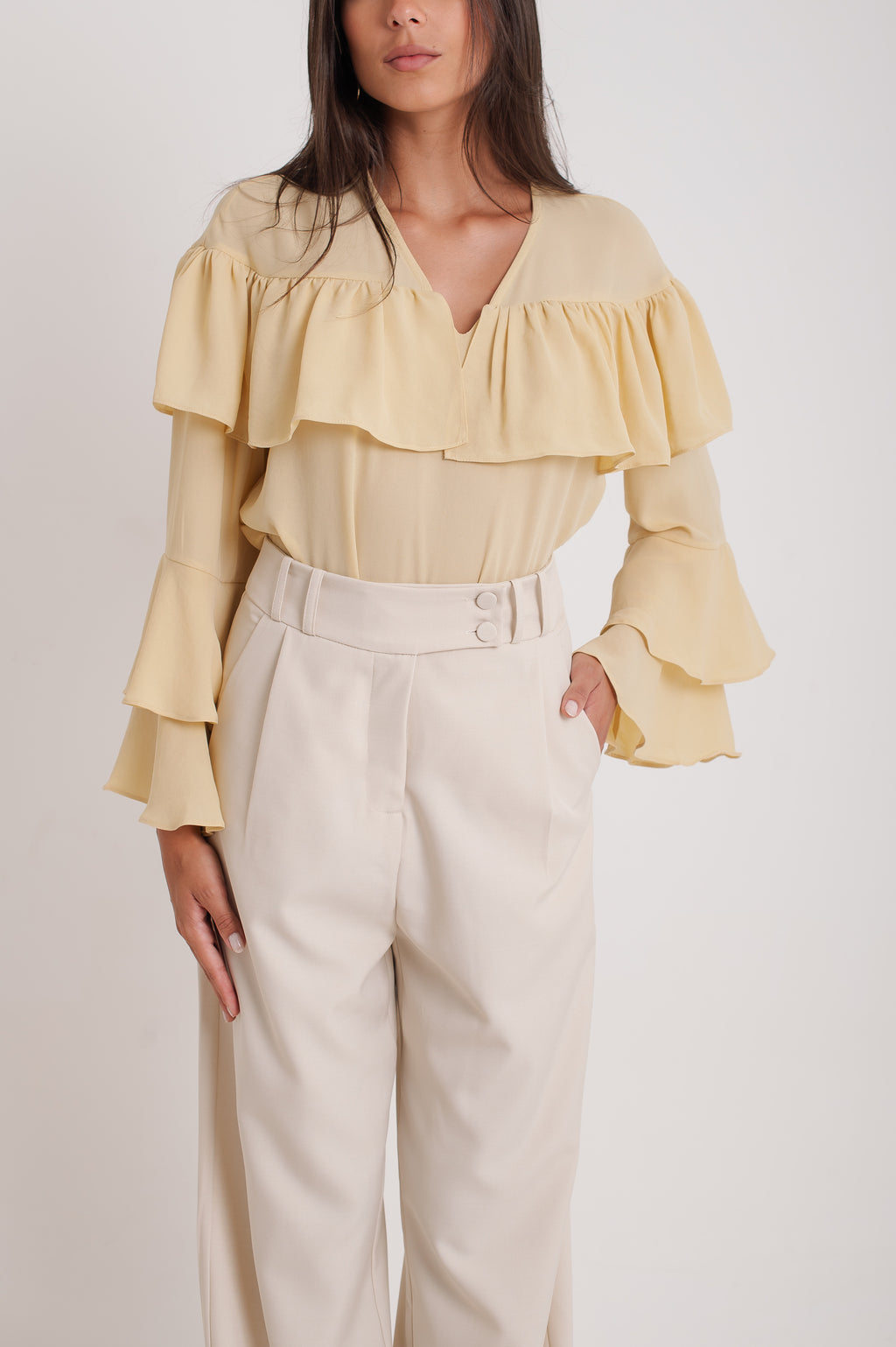 Camisa Elisa Amarela