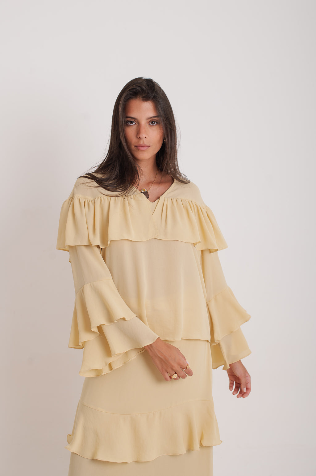 Camisa Elisa Amarela