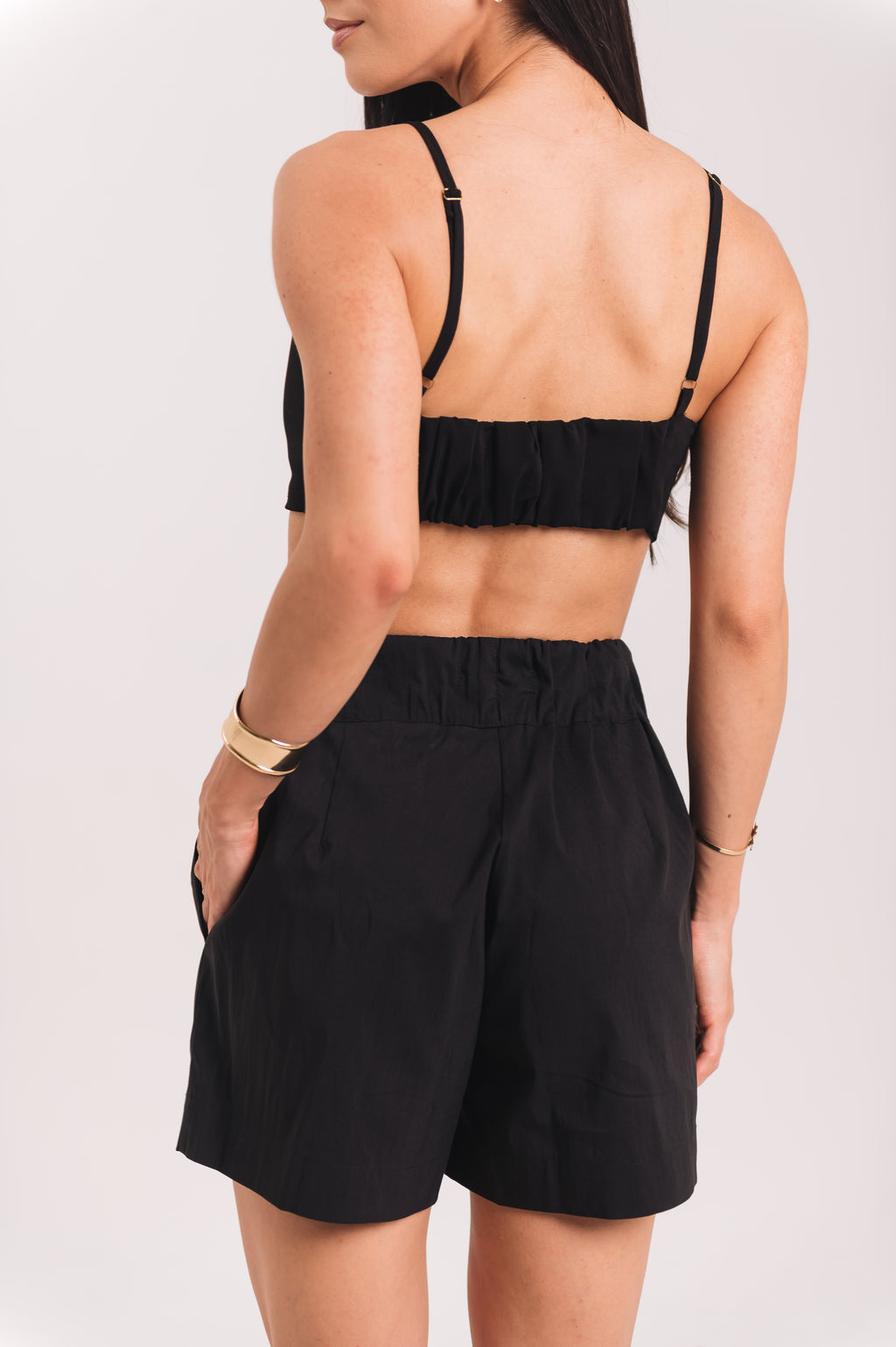 Top Alcinha Alfaiataria Antônia Preto Ällie