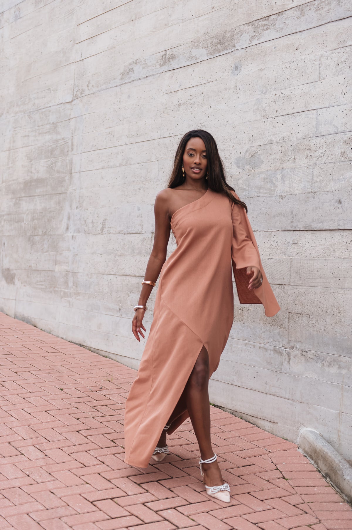 Vestido Fiorella Linho Doce de Leite