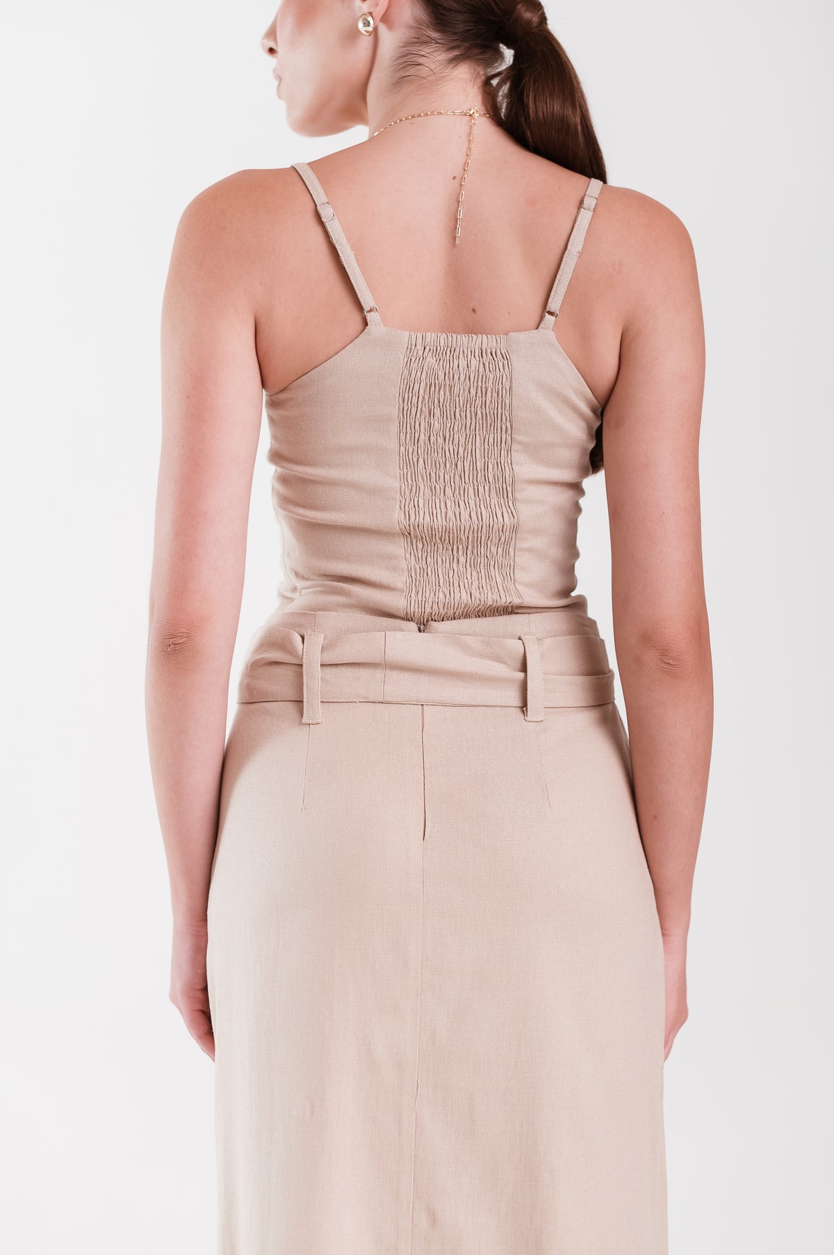 Blusa Íris Linho Nude