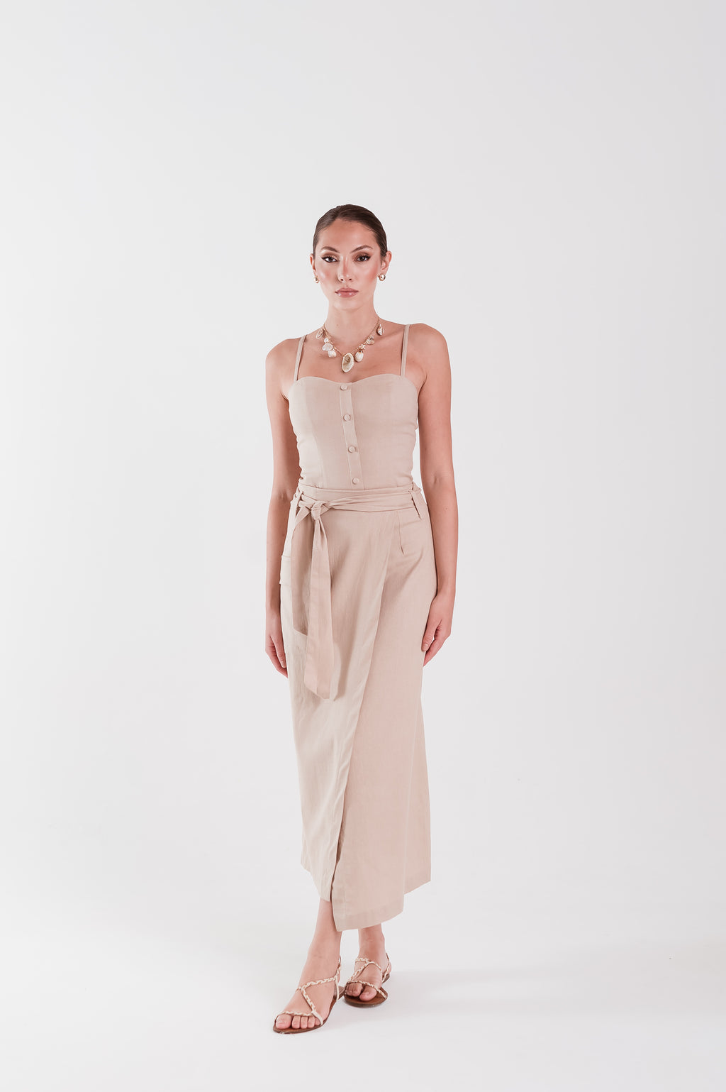 Blusa Íris Linho Nude