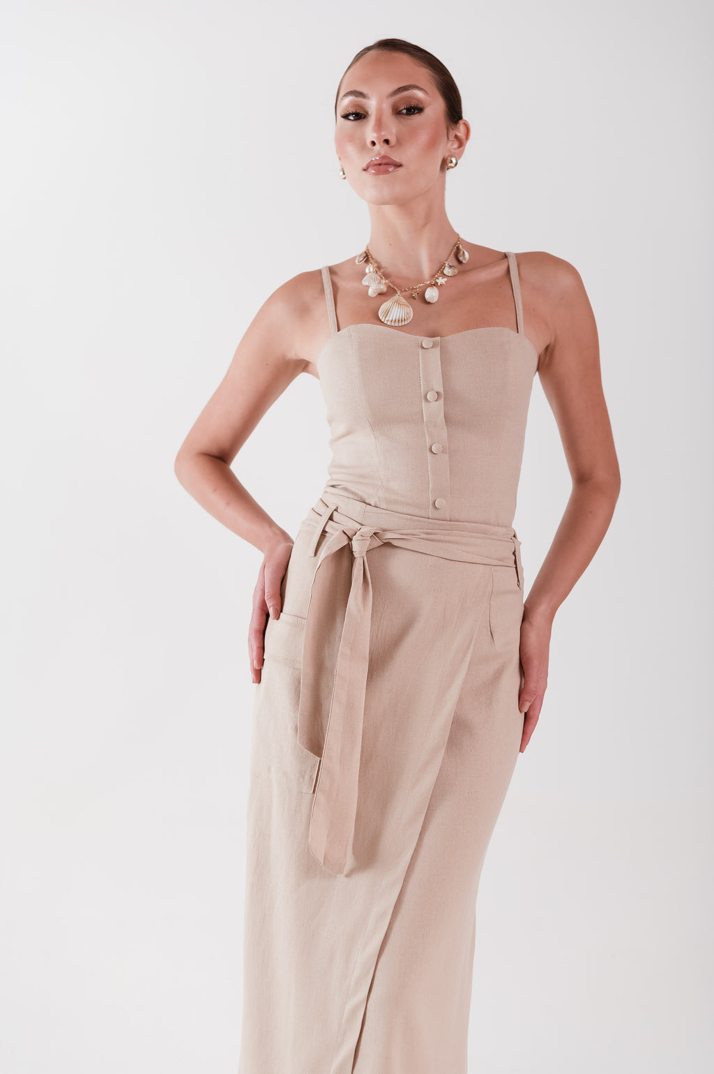 Blusa Íris Linho Nude