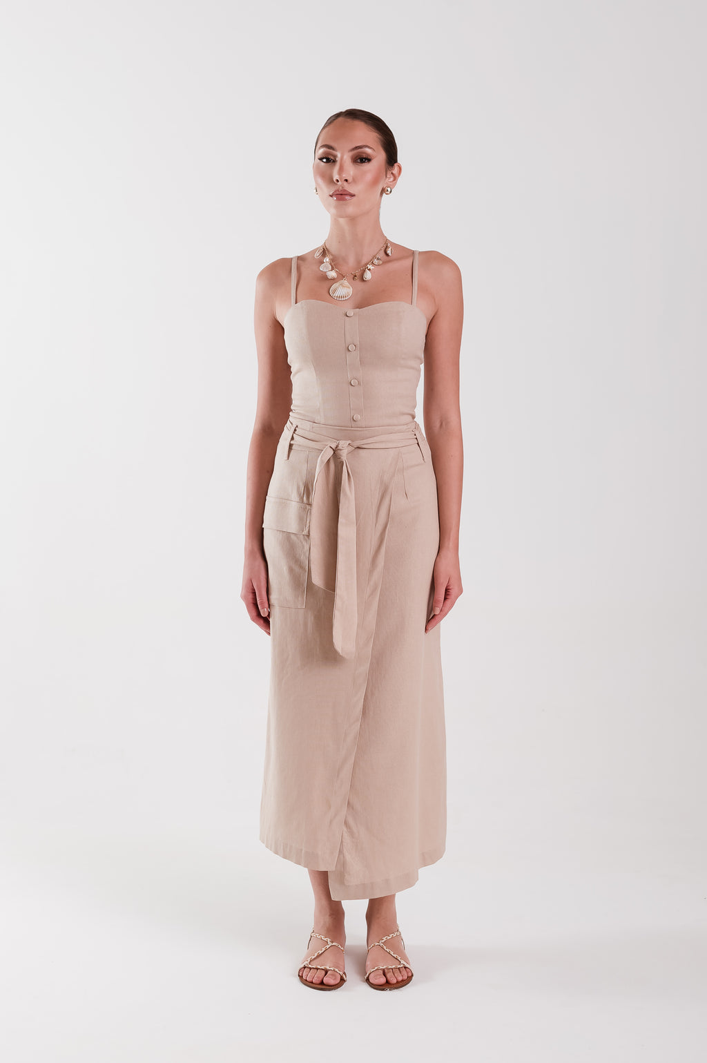 Blusa Íris Linho Nude