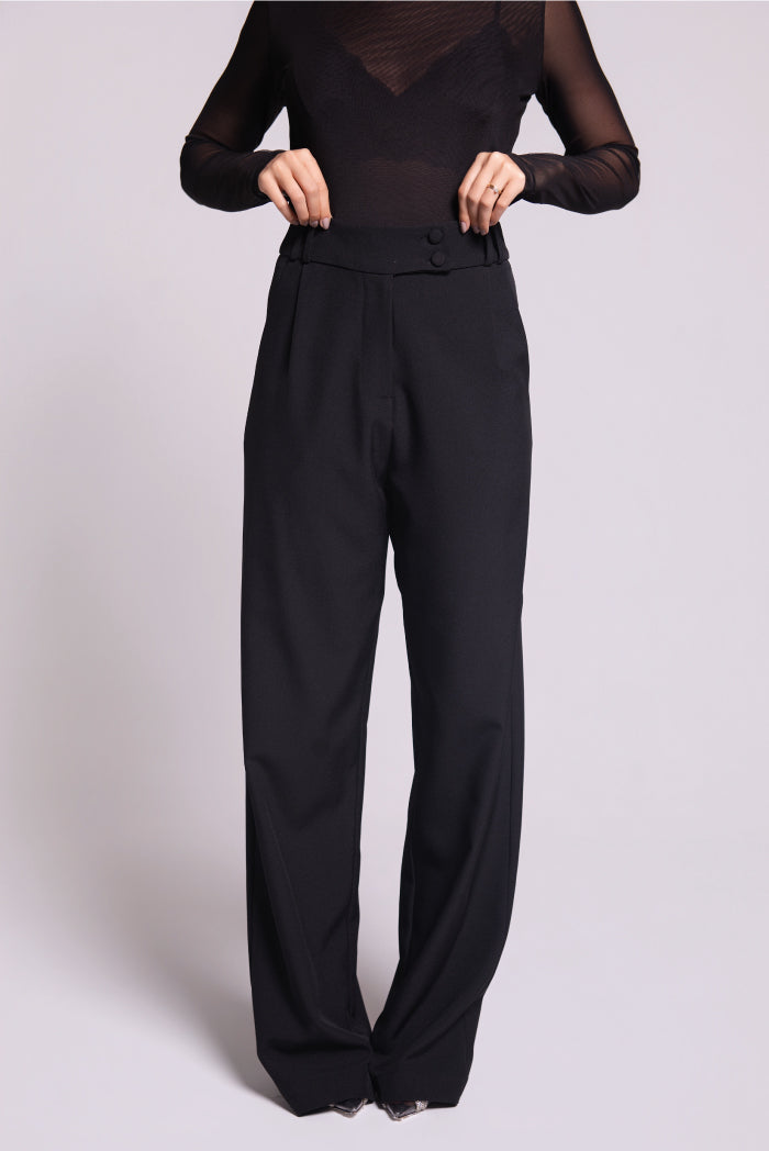 Calça Pantalona Cecília Preto