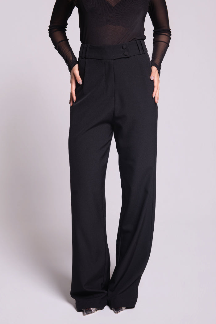 Calça Pantalona Cecília Preto