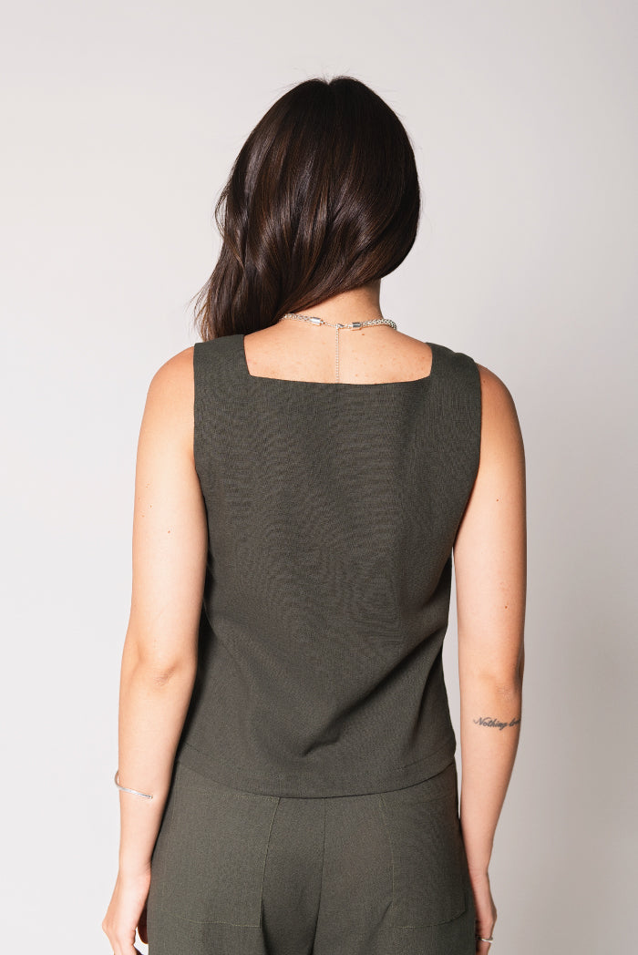 Blusa Carol Linho Verde