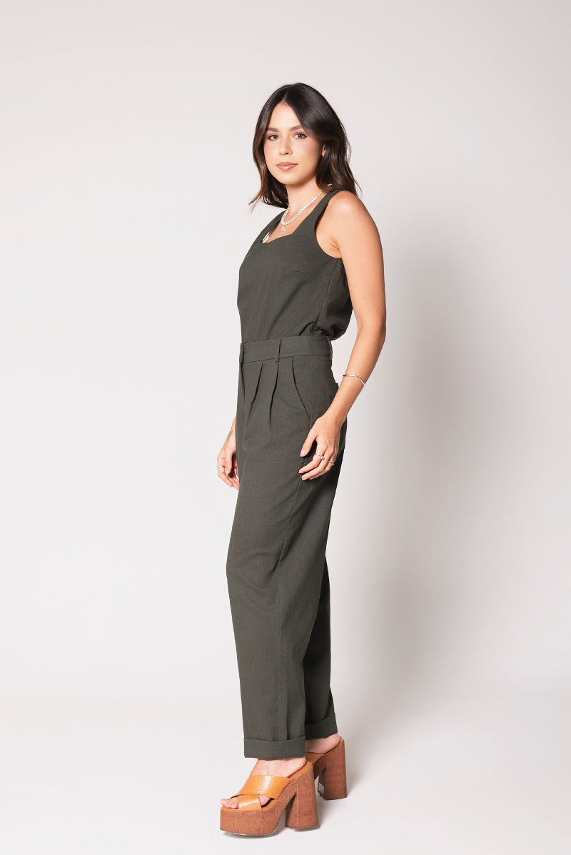 Blusa Carol Linho Verde