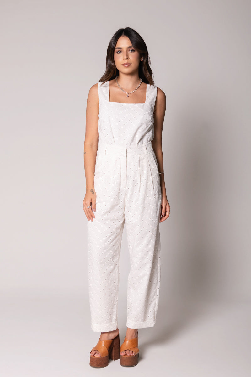Calça Baggy Fisher Laise Off White