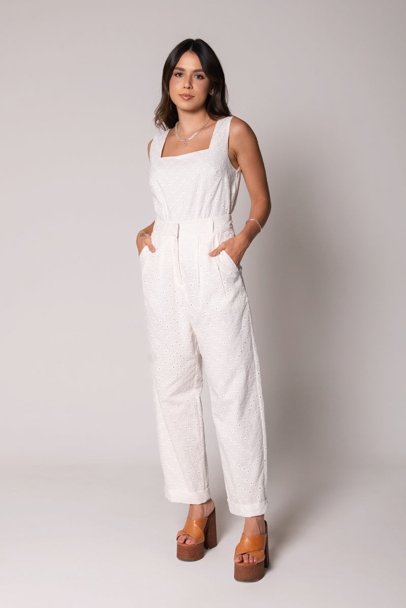 Calça Baggy Fisher Laise Off White