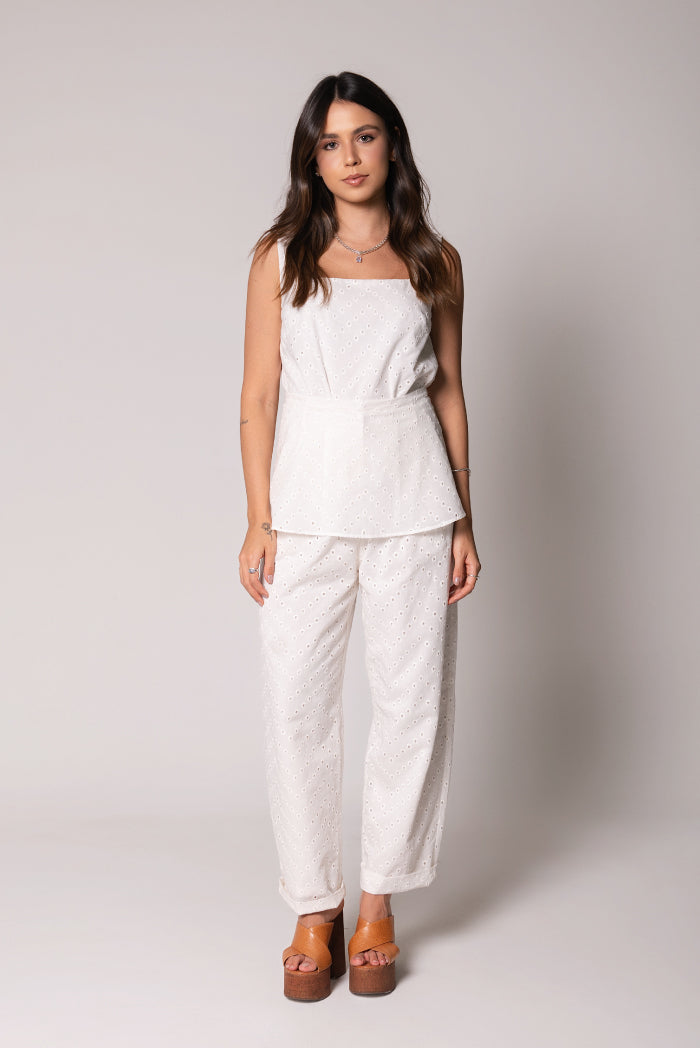 Calça Baggy Fisher Laise Off White