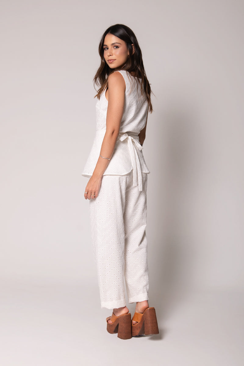Calça Baggy Fisher Laise Off White