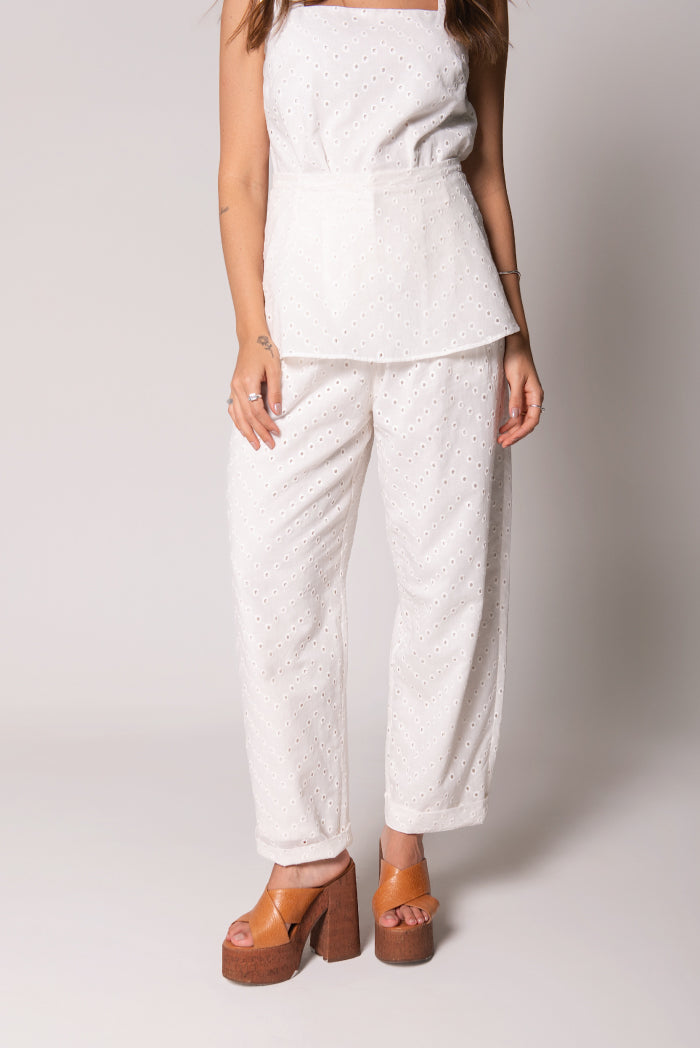 Calça Baggy Fisher Laise Off White