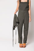 Calça Baggy Fisher Linho Verde