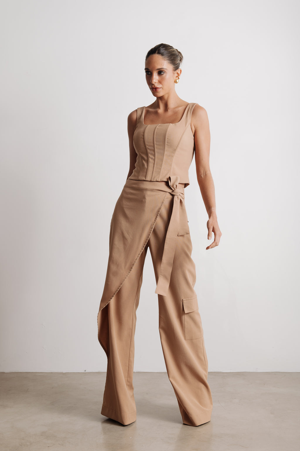 Corselet Alfaiataria Pietra Caqui Ällie
