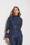 Camisa Alfaiataria Morgana Azul Jeans Ällie