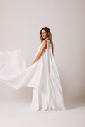 Capa Noiva Chiffon Lu Off White Ällie (Sob Encomenda)