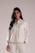 Camisa Linho Lari Off White Saphir