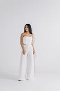 Calça Pantalona Feminina Safira Off White Saphir